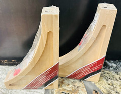 Waddell 1-3/4″ x 6″ x 9″ Lindenwood Corbels – Unfinished, Paint/Stain – 2-Pack