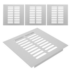 Louvered Ventilation Grille Wardrobe Hardware Accessories Air Vent Cover For