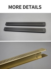 Aluminium Air Vent Grille Clip On Moisture Proof Vent Cover Double Sided