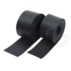 Solid Black Nitrile NBR Rubber Strip, Thickness 1mm-10mm, Width 10mm-500mm