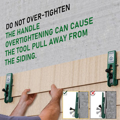 Siding Installation Tools, Siding Mounting Kit for Use with 5/16-Inch Fiber