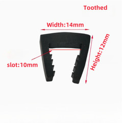 Black Rubber U-Shaped Edge Guard Decorative Sealing Door Table Edging Protector