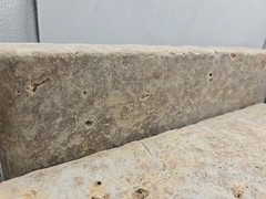 Natural Stone Bull Nose Grecian Gold Pool Coping Stone 12″x4″x1-1/2″ Frost Free
