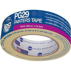 IPG PG29 1-1/2″ x 60yd Premium Grade Low Tack Masking Tape Bulk-24PK