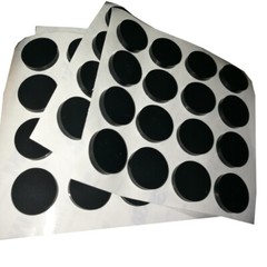 4-179mm Black Round Rubber Feet Small/Large Silicone Selfadhesicve Stick On Pads