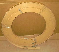 Charter PVC edgebanding 3mm x 1 5/16″ Wood Grain Thru 200′ coil Honey Maple O-4