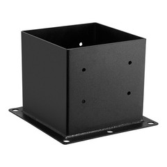 4-Piece Carbon Steel Deck Post Base Powder-Coated