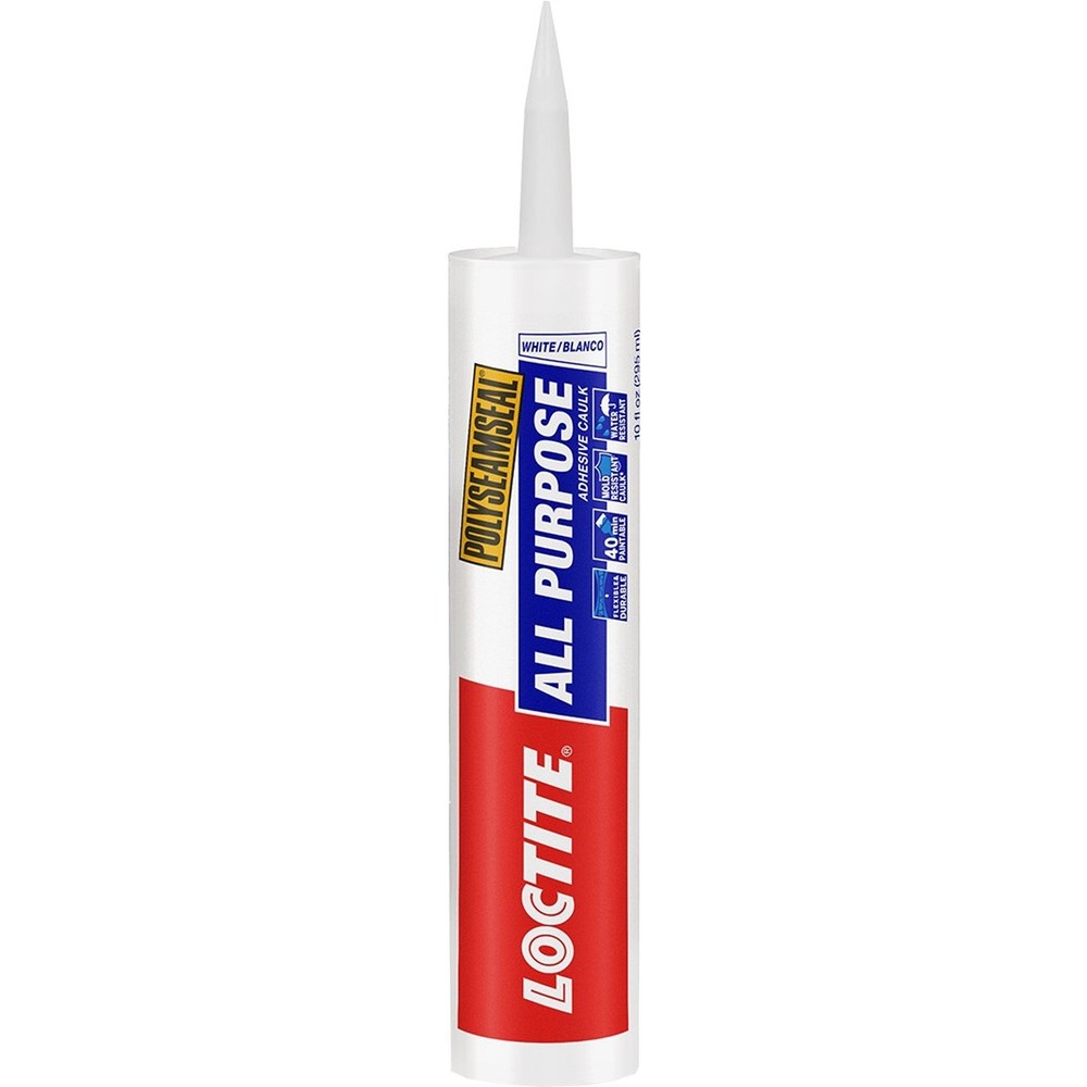Loctite 2154751 10oz White 2 In 1 All Purpose Paintable Adhesive Caulk-12PK