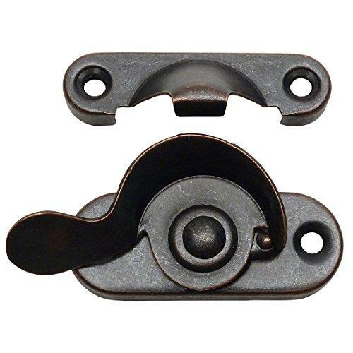 10 Pack – Designers Impressions 53706 Oil Rubbed Bronze Window Sash Lock