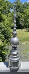 28″ Vintage Steel Roof Finial Architectural Ridge Spire Top Hardware Sculpture