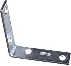 4-Pk., 3 x .75-In. Zinc Corner Iron