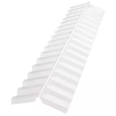 Suntuf Roof Ridge Cap 4 ft Flashing Angle Clear Polycarbonate Panel 0.032″ Thick