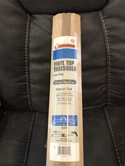 Frost King Vinyl Top Oak Threshold, 3-1/2 x 3/4 x 36-In. -W3636 Low Rug