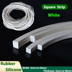 Silicone Rubber Sponge Square Strip Closed Cell Sealing Strips Foam Gaskets