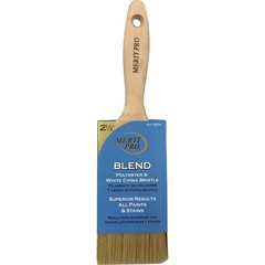 Merit Pro 00034 2-1/2″ White China Bristle Polyester Beavertail Brush-1PK