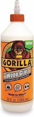 Gorilla Wood Glue, 36 ounce Bottle, Natural Wood Color