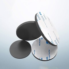 Solid Round Self Adhesive Rubber Pad Disc Sheet Gaskets Dia 5-150mm Thick 1-10mm