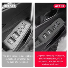 Temmis 4PCS Car Door Window Switch Panel Cover for Honda Civic 2022-2025, Aut…