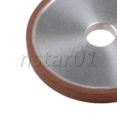 Flat Grinding Wheel Processing Grinder Metal Tool 180# 10cm Outer Dia Set of 2