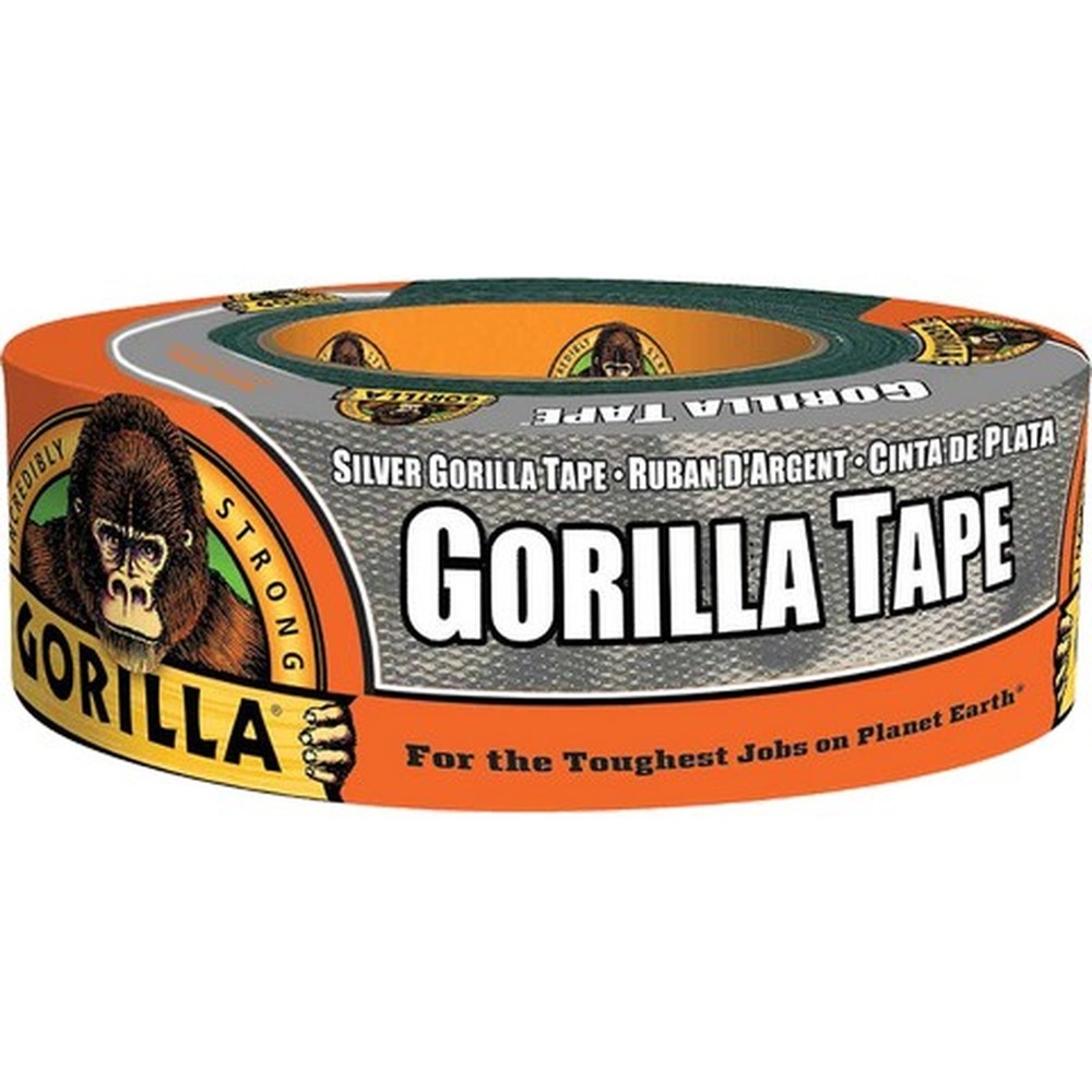 Gorilla Glue 105634 1.88″ x 30yd (48mm x 27m) Silver Gorilla Tape-1PK