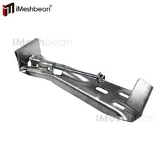 100 PACK 5″ Quick Screw K Style Aluminum Gutter Hanger w/Clip Screw Attached US