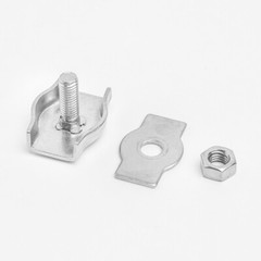 Wire Rope Cable Clamp Simplex or Duplex Thimble Marine Grade 304 Stainless Steel