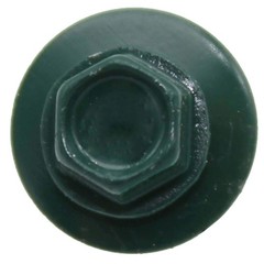 #14 x 7/8″ Metal to Type #1 IVY GREEN 5/16″ Hex 0.875 inches,