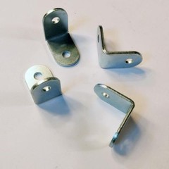 (50) 1″ x 1″ Steel Metal Corner Brace Joint Right Angle Bracket Zinc Coated