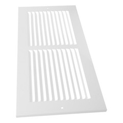 HVAC Wall Vent Cover Metal Grille, Air Supply or Return Vent, White Decorative