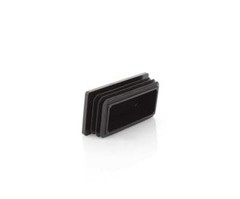10 x fin plugs rectangular tube 70 x 110 mm rectangle black end caps plastic