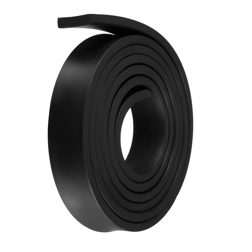 Solid Rubber Strips 78.74″L x 1.18″W x 0.28″T Rubber Neoprene Sheet Rolls