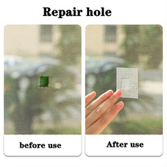 1pc Waterproof Window Screen Repair Tape Self Adhesive Mesh Patch – NEW