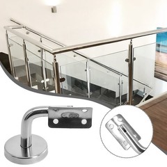 New / Stainless Steel Handrail Bracket Glass Balustrade Stair Wall Glass Support