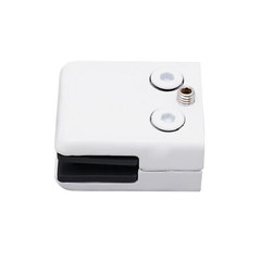 8PCS Adjustable White Stainless Steel Glass Clamps for 8-10mm Glass