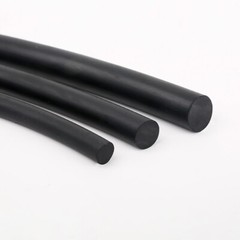 Solid Nitrile Rubber Cord O-Ring Strip Anti Oil Seal Gasket Dia 2 to 22mm Black