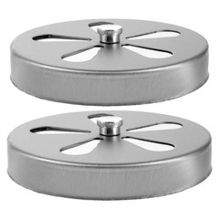 2 Pcs Fireplace Ventilation Control Valve Adjustable Dryer Exhaust Cover