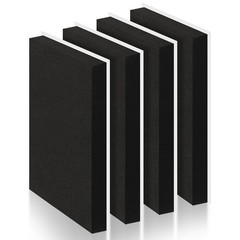 4 Pcs 1″ Thick Foam Padding Sheet with Adhesive Backing Closed Cell 12 Inch x…