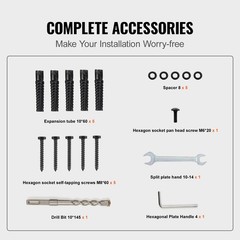 Handrails for Outdoor Steps 1-2 Step Railings Wrought Iron Handrail Stair Railin
