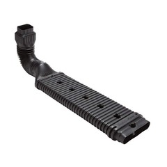Stealth Flow 43 In. Black Vinyl Low Profile Downspout Extension Kit