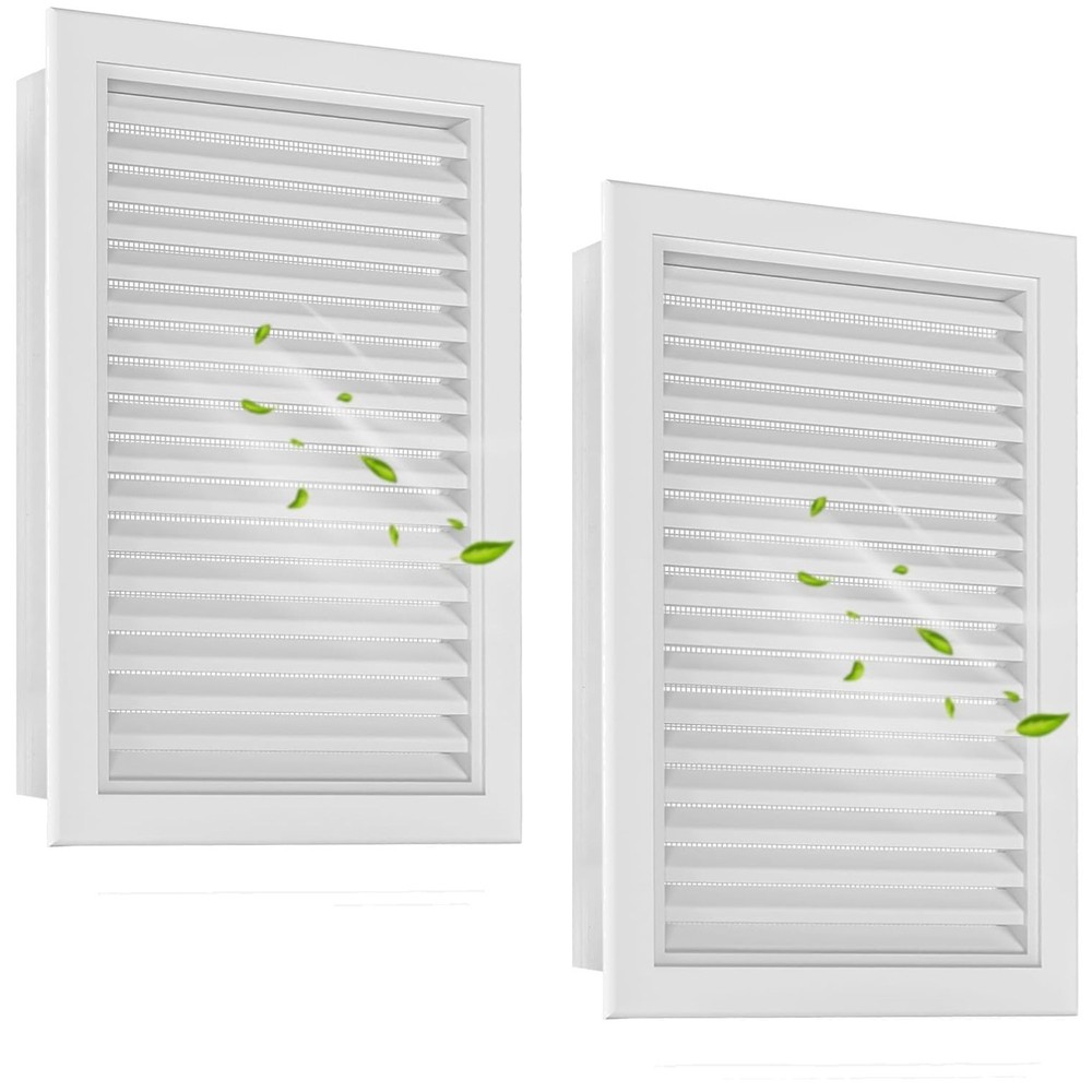 Paintable Aluminum Gable Vents – 2 Pack