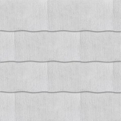 Fiber Cement Siding Shingle Wavy Replacement Weatherside No Asbestos 12 x 24 in.