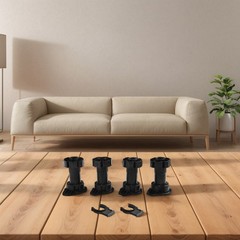 Modern Adjustable Furniture Legs 4 Pieces Suitable for Tables Cupboards Shelves