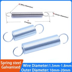 1.5-1.8mm Wire Dia Expansion Spring Tension Extension Expanding Extending Spring