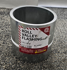 Gibraltar A959-50-6: 6″ x 50′ Galvanized Flat Stock Roof Roll Valley Flashing
