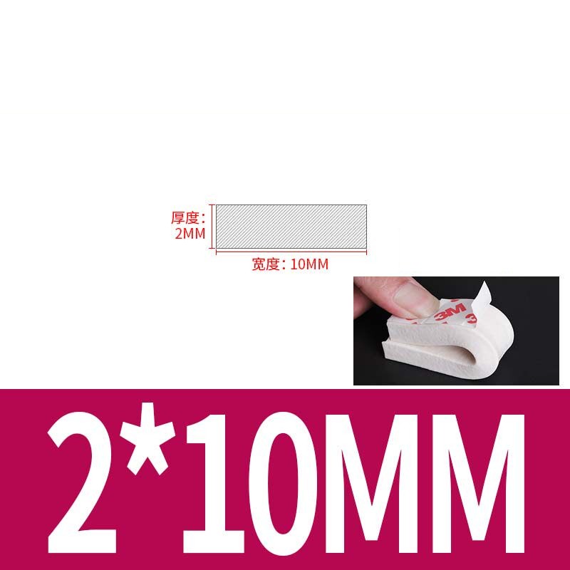 White Self Adhesive Silicone Rubber Sponge Seal Strip Width 10-40mm Thick 2-25mm