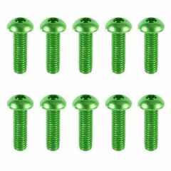 100pcs M3 Aluminum Alloy 7075 Hex Socket Button Head Screws Fittings Multicolour