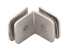 C.R. LAURENCE GCB90PN CRL Polished Nickel 90 Degree Traditional Style Glass-to-