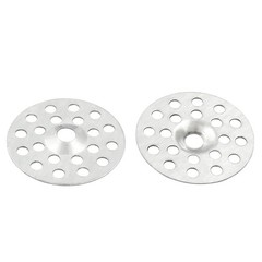 Coufce 100pcs 1 inch Plaster Washers Zinc Metal Washer, Repair 1