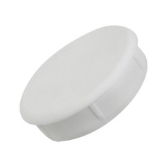 25 Pack Rok Hardware 35mm (1-3/8″) Plastic Cabinet Door Wall Hole Plug, White