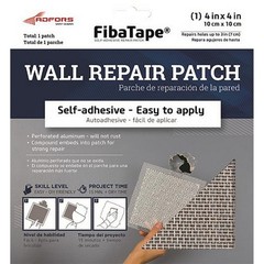 Fibatape FDW6836-U 4″ x 4″ Aluminum Perforated Wall & Ceiling Patch-1PK